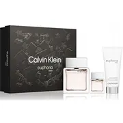 Calvin Klein Euphoria Men Tualetes ūdens 100Ml.  Mini 15Ml. Edt Pēcaprūpes balzams pēc skūšanās Komplekts 3616303455170