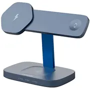 Canyon Wireless Charging Station Hexagon 310 3In1 Darkgrey/Blue  Cns-Wcs310Dgbl 5291485017170
