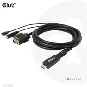Club3D Kabelis HdmiMicro-Usb ligzda  Vga3,5Mm 2M St/Bu mazumtirdzniecībai Cac-1712 8719214472221 85444290
