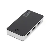 Digitus Usb-Hub  4-Port 3.0-4Xa3.0 m.Netzteil Black Da-70231 4016032317005 84718000