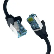 Efb Rj45 savienojuma kabelis ar Cat7 izejmateriāla kabeli 50.00M Black  Ec020200161 4049759290092 85444210