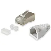 Equip Steckersatz Cat6  geschirmt Rj45 100Stk transp. Polybeutel 121181 4015867207475 85366990