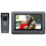 Eura Wideodomofon Vdp-45A3 Alpha Black kolor monitor 7 obsługa 1 wejścia  5905548276816