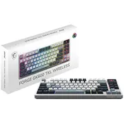 Msi Forge Gk600 Tkl Bezvadu tastatūra Sky W Us  4711377284134