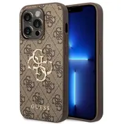 Guess 4G Big Metal Logo Back Case Aizsargapvalks Priekš Apple iPhone 15 Pro  Guhcp15L4Gmgbr 3666339171520