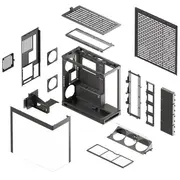 Havn Hs 420 Vgpu Pc-Gehäuse, Midi-Tower, E-Atx, Tempered Glass, Pcie 5.0 Riser Kabel - Black  Gehv-004 4251442512163 Hvn-Ca-Hs420-08