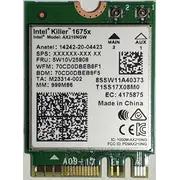 Intel Killer Wi-Fi 6E Ax1675, Wlan  Bluetooth 5.3 adapteris - M.2/A-E-Key Nwwl-137 5032037209540 Ax210.Ngwg.nvx