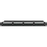 Intellinet 721035 19 1U 24 portu Rj45 Cat6 Utp patch panelis skapim  766623721035 Net-Pp-Inn-030