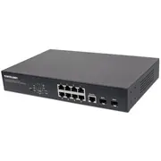 Intellinet Switch 8-Port Gigabit Web-Managed Poe Desk 2Xsfp  561167 0766623561167 85176200