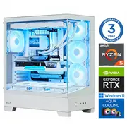 Intop Aqua Ryzen 5 7500X3D 32Gb Ddr5 1Tb Ssd M.2 Nvme Rtx5070 12Gb Win11  T207411566482 T266482Wh