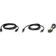 Kabelis Aten 2L-7D02Udpx3 Kvm kabelis Black 1,8 m  4710469340659