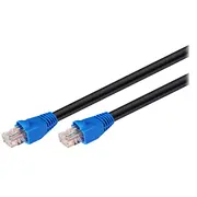 Kabelis Goobay  Cat 6 Outdoor Patch Cable, U/Utp, 20 m, Black 94392 4040849943928