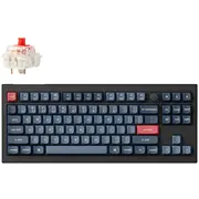 Keychron - V3 Max Qmk/Via Bezvadu pielāgota mehāniskā tastatūra Pilnībā salikta ar sarkanu grozāmo pogu  V3M-D1 4895248868750