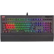 Tastatūra Thermaltake Premium X1 Rgb Cherry Mx Silver Kb-Tpx-Ssbrus-01  4711246871236