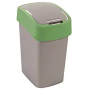 Atkritumu spainis Flip Bin 25L sudraba/zaļš  0802171P80 3253922171076
