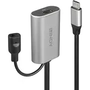 Lindy Usb 3.2 Gen 1 Aktivverlängerungskabel, Usb-C Stecker  Buchse Black, 5 Meter 43271 4002888432719