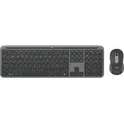 Logitech Signature Slim Combo Mk950 for Business Keyboard and mouse set wireless Bluetooth 5.1 Le Qwerty graphite Pan  920-012512 5099206119314 1002195877