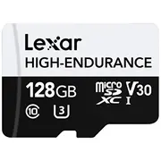 128Gb Lexar High-Endurance microSDHC/microSDXC Uhs-I karte līdz 100Mb/S lasīšanai, 45Mb/S rakstīšanai, C10 A1 V30 U3  Lmshged128G-Bcnng 843367128990