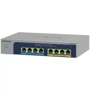 Netgear Ms108Up 8-Port Ultra 60 Poe Gray  Ms108Up-100Eus 0606449156874