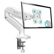 Onkron Plynový stolný držiak na monitor pre 13 až 32Quot  Led Tv/Monitory, max 8 kg, biely G80-W 4603728440682