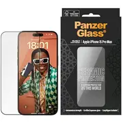 Panzerglass keramikas aizsargs iPhone 15 Pro Max 6.7 Ultra-Wide-Fit ekrānam ar vieglu izlīdzinātāju 2840  5711724028403