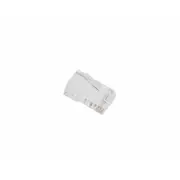 Parveidotājs Lanberg  Rj45 Cat.6 Utp Plug 8P8C Pass Through Type, 100 pcs Plu-6000Ez Transparent 5901969423990