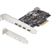 Usb centrmezgls Startech Adap 5-Portu Pcie karte, 10Gbps  Ps4C3Ia3-Usb-C-Card 0065030909174
