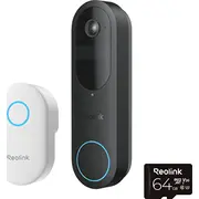 Reolink komplekts Durvju zvans D340B ar zvanu un 64Gb atmiņu  Bws2Kdb 6976930223236