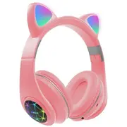 Roger Cat M2 Bluetooth Austiņas ar kaķu ausīm Led  Ro-Bt-Catm2-Pi 4752168123010