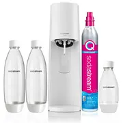 Saturator Sodastream Terra  3 butelki gaz White 7290113769014