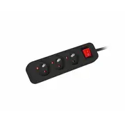 Serveri Lanberg  Cable Power Strip, 3X French Outlets with Switch, Quality-Grade Copper, 3 m Ps1-03E-0300-Bk 5901969415506