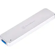 Silverstone Sst-Ms09S, M.2 Ssd auf Usb-A 3.1 Gehäuse, silber  Zuwe-407 4710007226094 Sst-Ms09S
