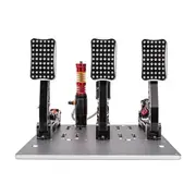 Simagic P2000 Hidrauliska 3 pedāļu komplekts, 200Kg slodzes sensors - Crimson Edition viena izmēra  P2000-S200R 6975472770505