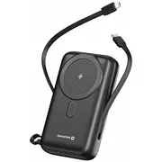 Swissten Ārējās uzlādes Baterija 20000 mAh 20W ar iebūvētiem Usb-C un Lightning kabeļiem Saderīgs Magsafe  22013934 8595217484795