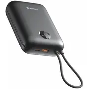 Swissten Voltbox 35W Ārējās uzlādes Baterija 20000 mAh ar iebūvētiem Usb-C un Lightning kabeļiem  22013937 8595217490567