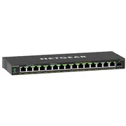 Netgear Gs316Ep Switch 16 Port Gigabit Ethernet Lan Poe Plus Mit 15X 180W  1X Sfp, Managed Netzwerk mit Igmp Snooping, Qos, Vlan, lüfterlos Gs316Ep-100Pes 0606449153651
