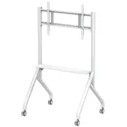 Techly regulējams mobilais statīvs Tv 65-100 līdz 100Kg ar Av plauktu  367775 8059018367775