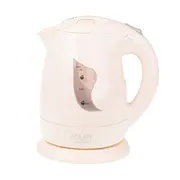 Tējkanna Adler  Kettle Ad 08 b Standard, Plastic, Beige, 850 W, 360 rotational base, 1 L 5908256836860