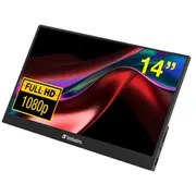 Verbatim 49590 computer monitor 35.6 cm 14 1920 x 1080 pixels Full Hd Lcd Black  023942495901 Supv0033
