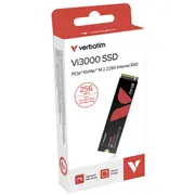 Verbatim Vi3000 256 Gb Pcie 3.0 x4, Nvme, M.2 2280  49373 0023942493730