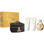 Versace Eros Pour Femme edp 100Ml  ķermeņa losjons dušas želeja kosmētikas somiņa 8011003893324