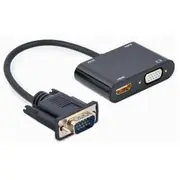 Web kamera Gembird  Adapteris Vga Male - Hdmi Female 0.15M Black A-Vga-Hdmi-02 8716309124423