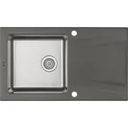 Zlewozmywak Deante .Prime Antracyt Metalik Granito-Stal 860X500X220  Space Saver ZsrT113 5908212089170
