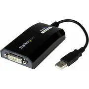 Adapteris Usb Startech Usb-A - Dvi Black Usb2Dvipro2  0065030848008
