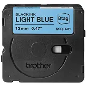 Aksesuāri un izejmateriāli Brother  Btag-L31 Black on Light Blue Btag Btagl31 4977766836203