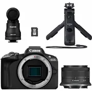 Fotokamera Canon Eos R50 Black  Rf-S 18-45Mm f/4.5-6.3 Is Stm Creator komplekts 5811C035 8714574676050