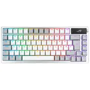 Asus Rog Azoth - Tastatur 75 , Hotswap-Fähig mit Oled-Display backlit kabellos Usb, 2,4 Ghz, Bluetooth 5,1 Tastenschalter Nx Gun Metal 90Mp031A-Bkda11  4711387209431 21249723