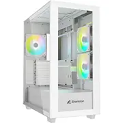 Sharkoon Gehäuse Rebel C60  Rgb Atx 2Xglas weiß 4044951040049 84733080