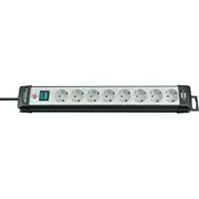 Brennenstuhl Premium-Line 8-Fach mit Schalter, Black/Lichtgray, 5 m  1951580101 4007123624386