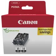 Canon Pgi-35 Druckerpatrone pigmentiertes Black 1509B029 2 Stück  8714574679501